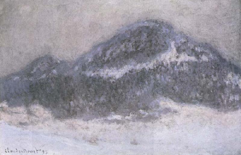 Claude Monet Mount Kolsaas in Misty Weather China oil painting art